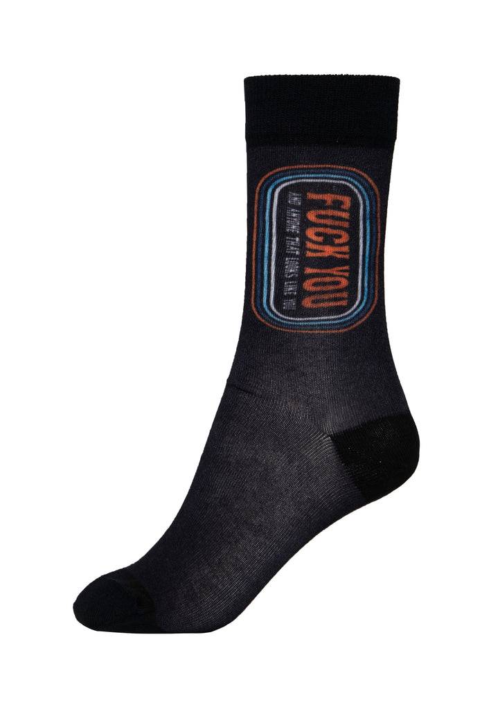 Queen Kerosin Socken «Fuck You» Riesige Rabatte
