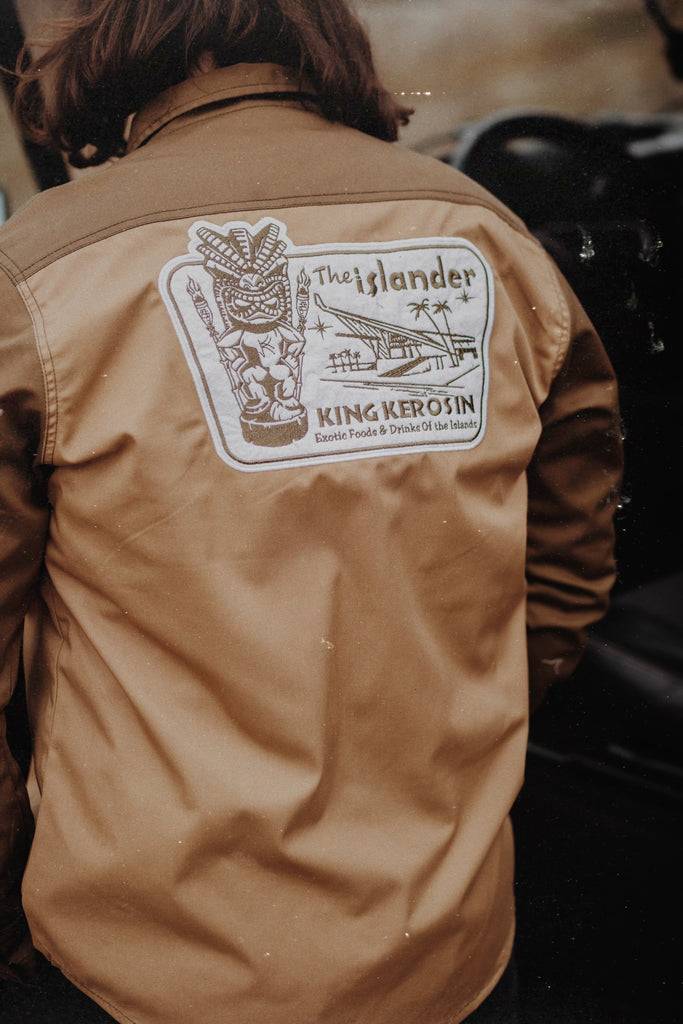 Queen Kerosin Workwear Hemd Langarm «The Islander» Kostenloser Versand international