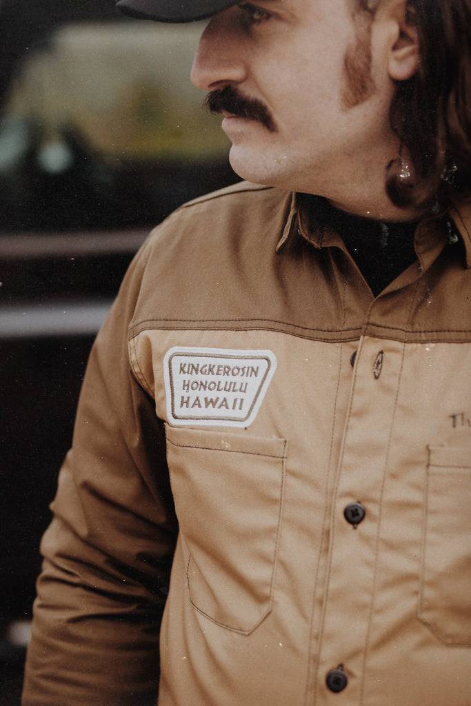 Queen Kerosin Workwear Hemd Langarm «The Islander» Kostenloser Versand international