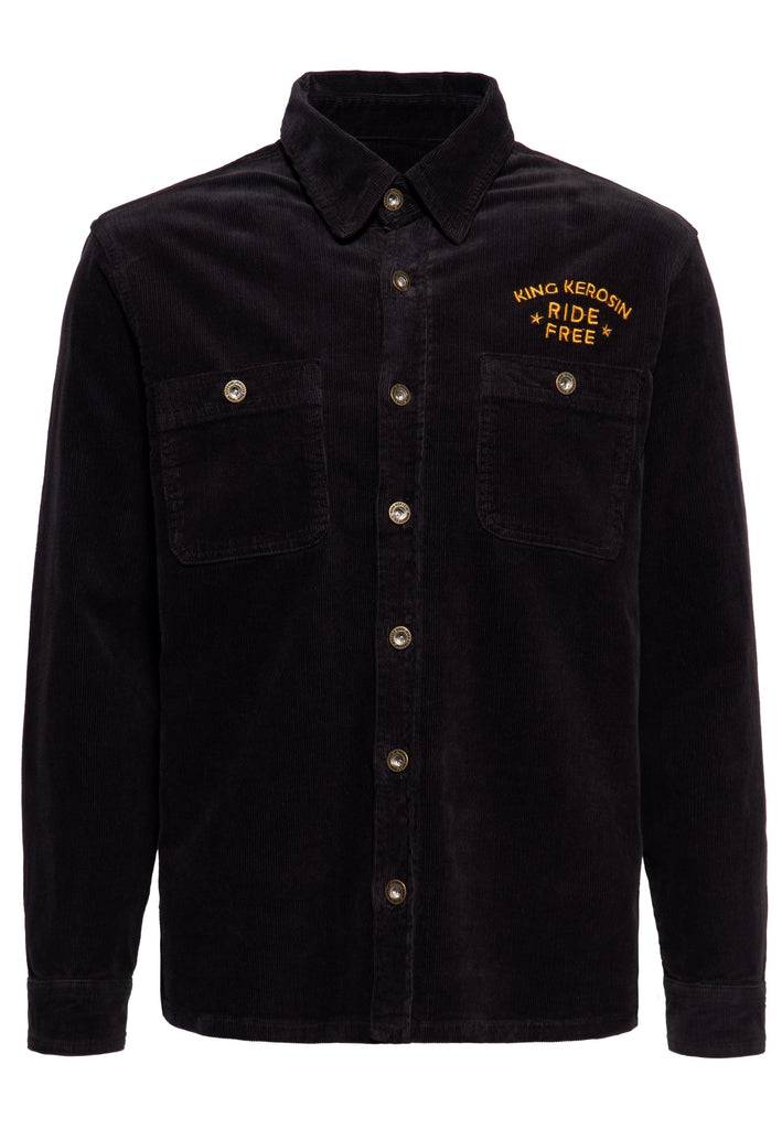 Queen Kerosin Workwear Hemd «Ride Free Live Free» Begrenzt auf 3 Tage