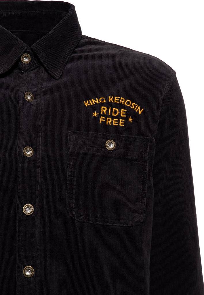 Queen Kerosin Workwear Hemd «Ride Free Live Free» Begrenzt auf 3 Tage