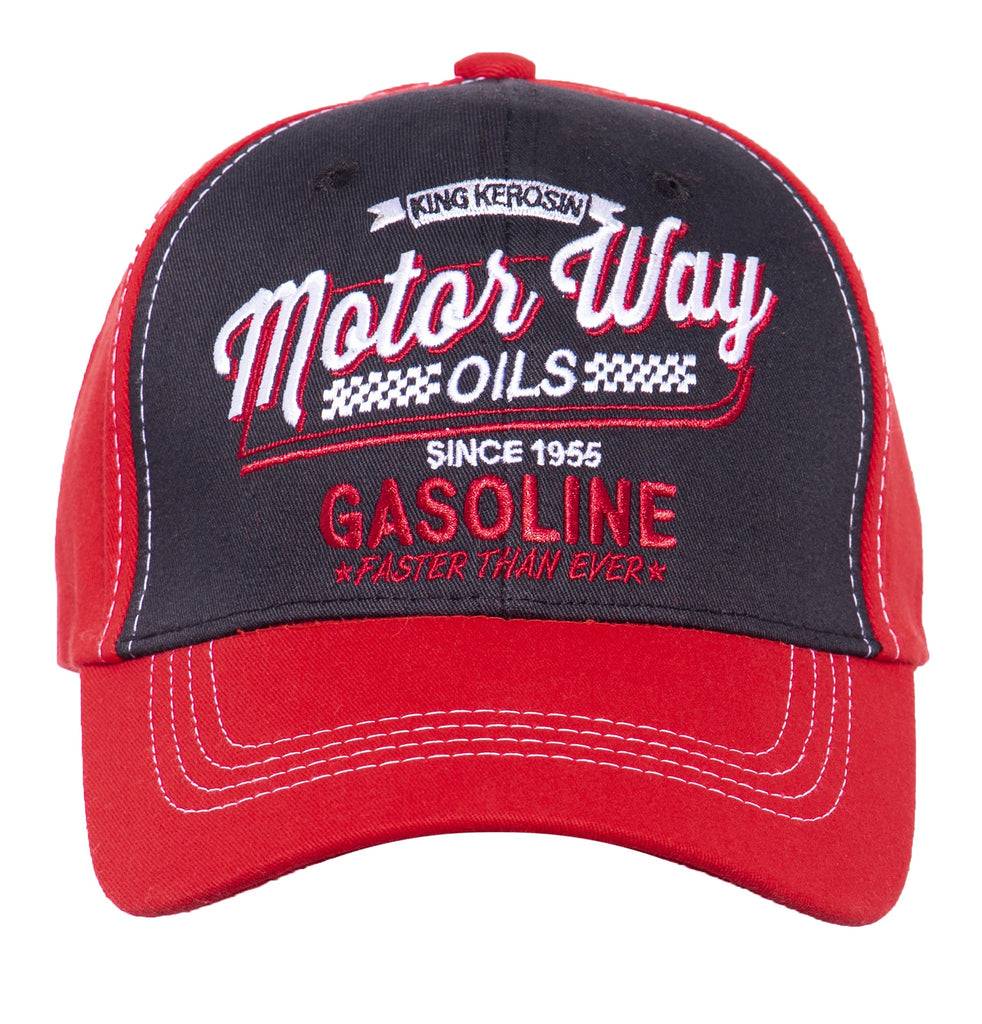 Queen Kerosin Baseball Cap mit Frontstickerei «Motor Way» Angebote