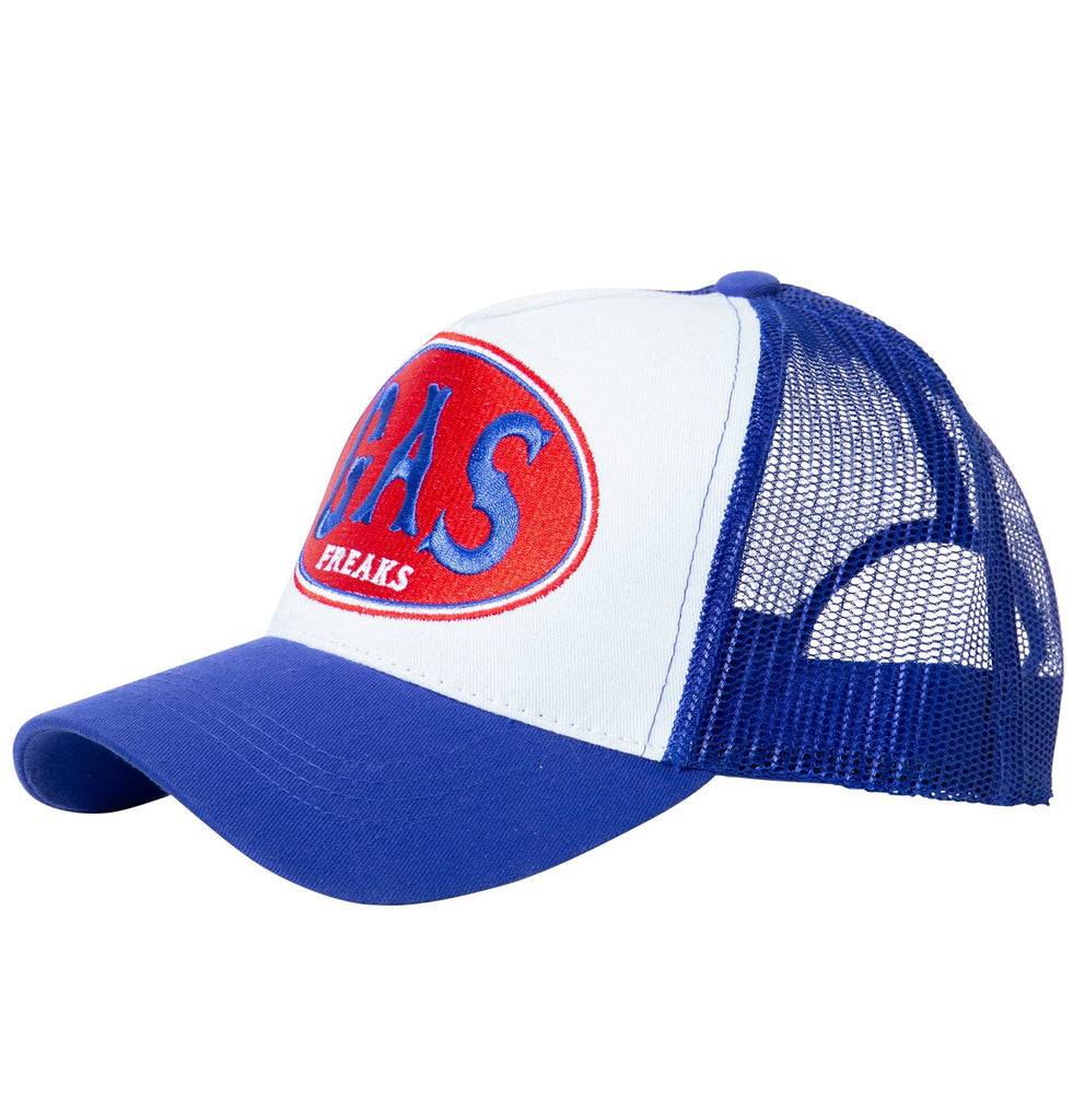 Queen Kerosin Trucker Mesh Cap in Colour-Blocking Optik «Gas Freaks» Kostenloser Versand