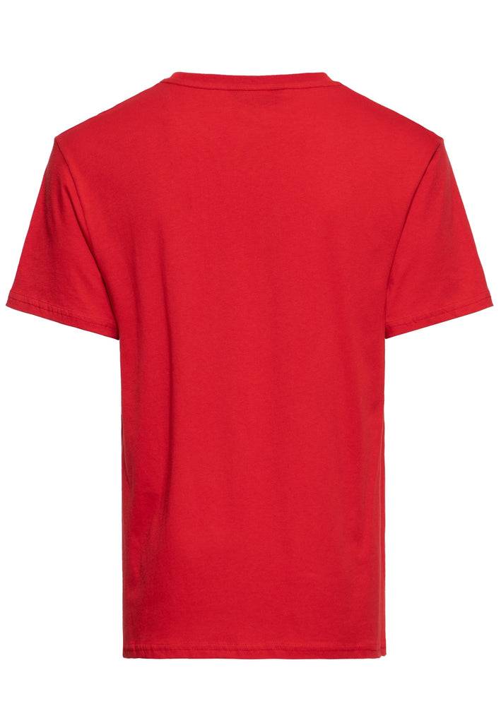 Queen Kerosin Print T-Shirt «Edsel» Räumungsverkauf