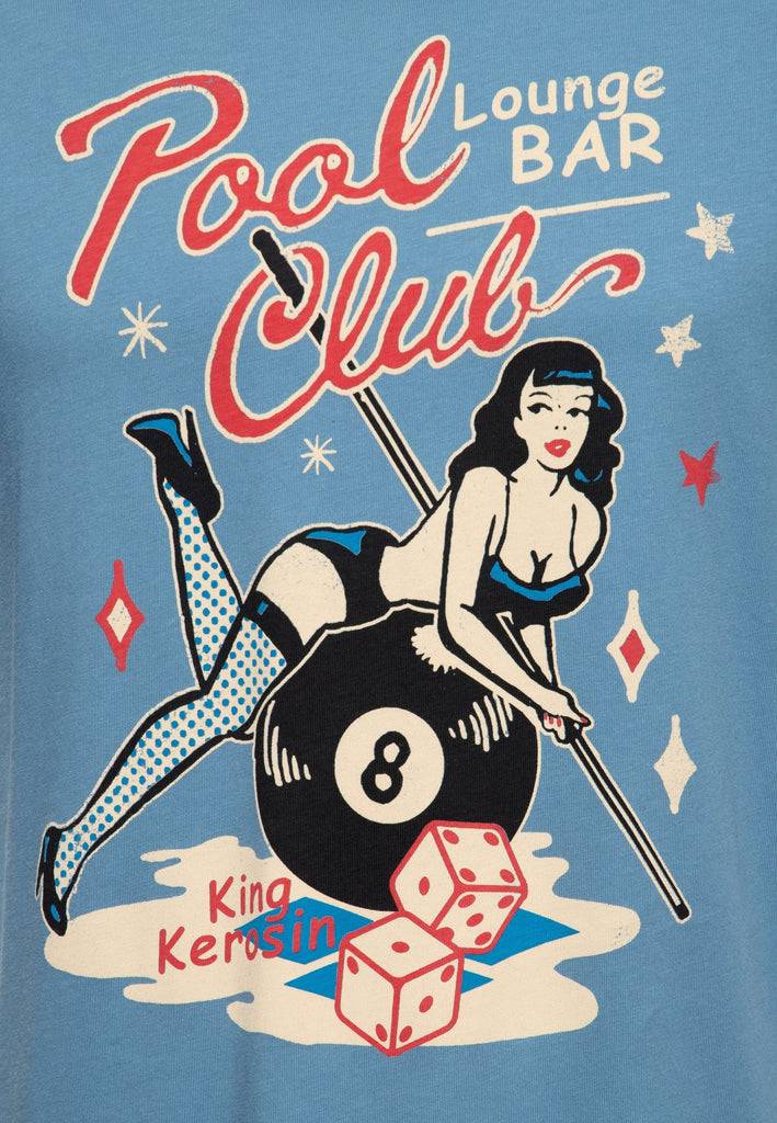 Queen Kerosin T-Shirt «Pool Club» Kauf eins, bekomm eins gratis