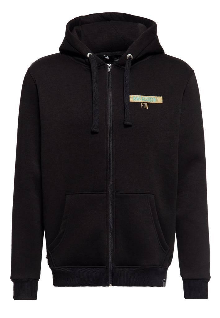 Queen Kerosin Basic Zip Hoodie «Don't Tread» Kostenlose Rückgabe