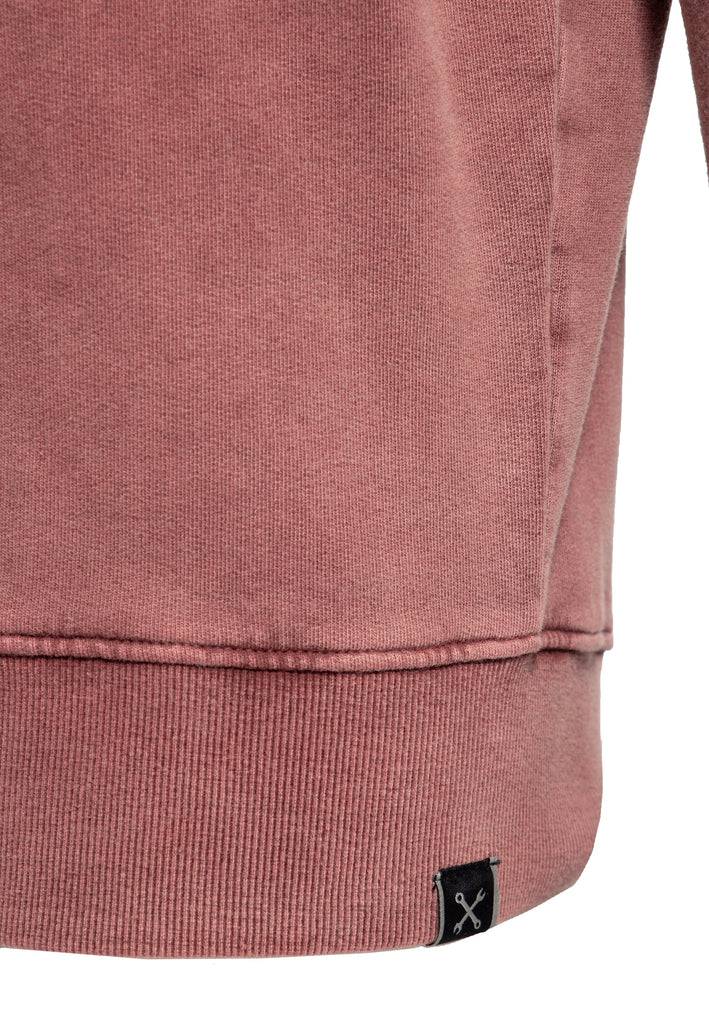 Queen Kerosin Acid Washed Pullover «Chopper 1973» Letzter Tag