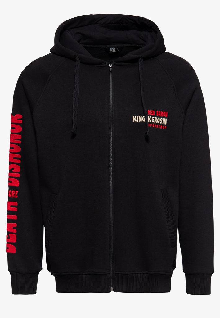 Queen Kerosin Sweatjacke «Red Baron» Zeitbegrenzte Promotion