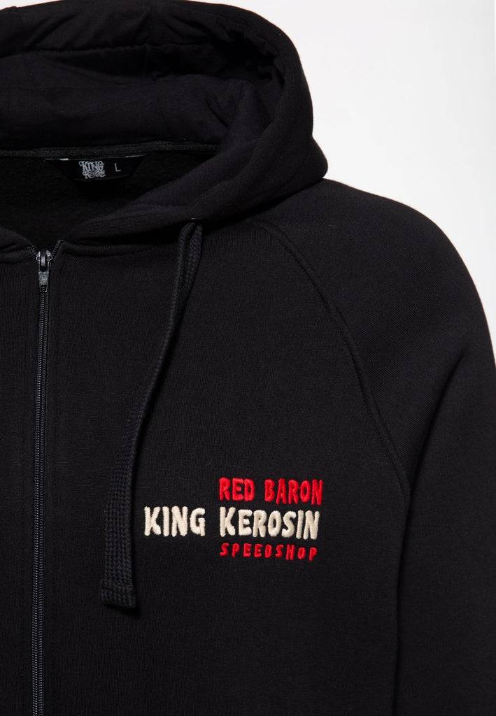 Queen Kerosin Sweatjacke «Red Baron» Zeitbegrenzte Promotion