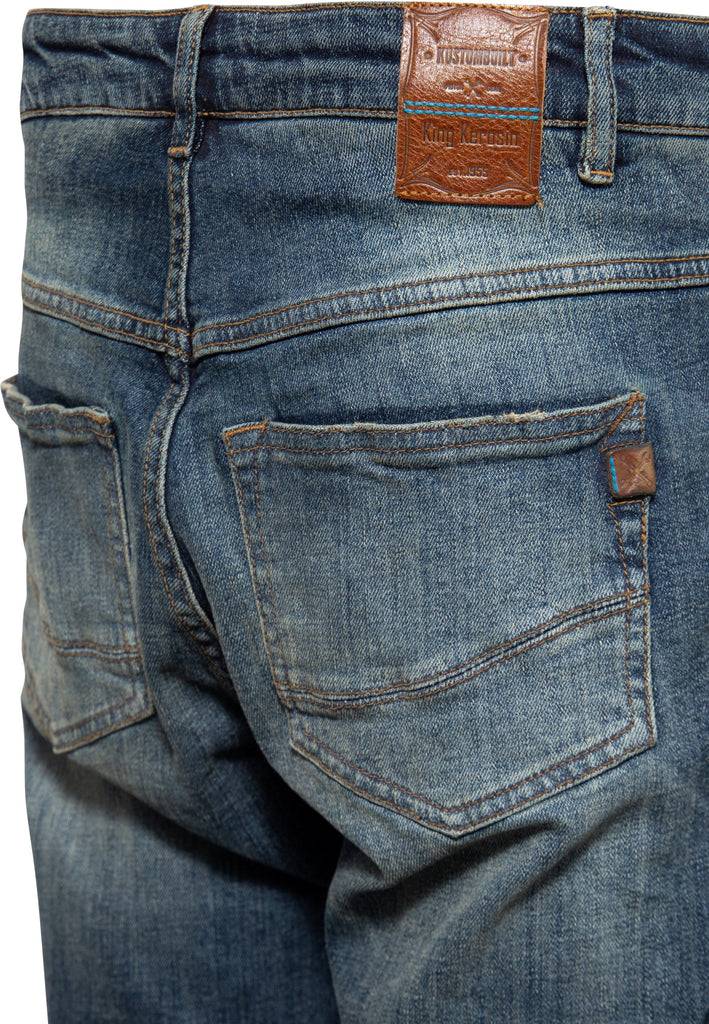 Queen Kerosin 5-Pocket Jeans «Robin Vintage Wash» Super Rabatt