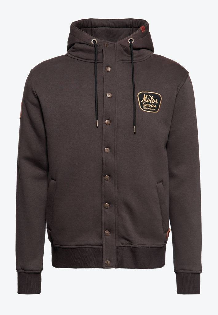 Queen Kerosin Outdoor Sweatjacke «KK Adventure Gear - Detroit Motor Service» Speichern exportieren