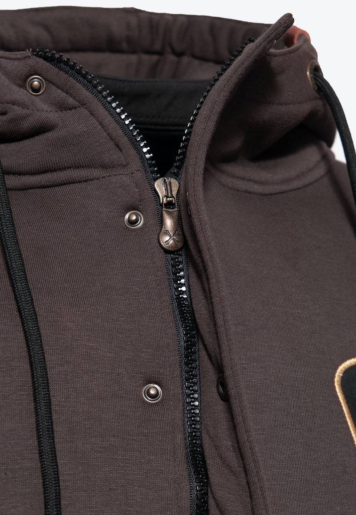 Queen Kerosin Outdoor Sweatjacke «KK Adventure Gear - Detroit Motor Service» Speichern exportieren