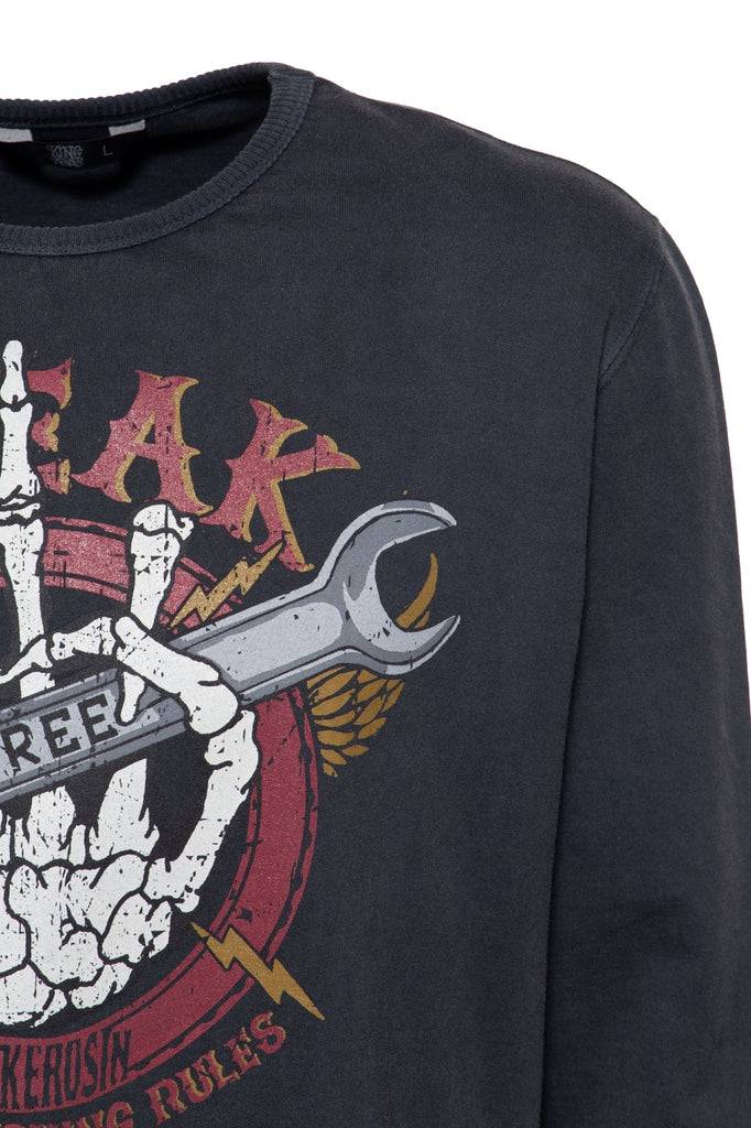 Queen Kerosin Leichter Sweater «Break» 50% Rabatt für begrenzte Zeit