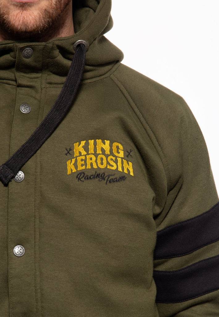 Queen Kerosin Sweatjacke mit Kapuze «Speedway Kings» Auslauf