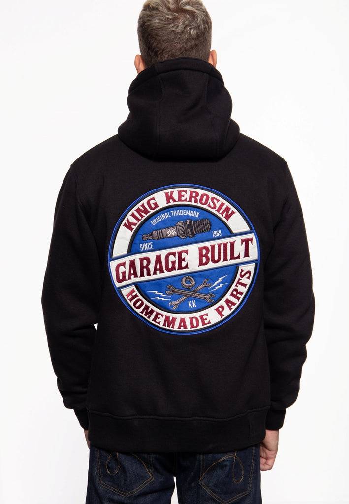 Queen Kerosin Sweatjacke mit Kapuze «Garage Built» Verkauf