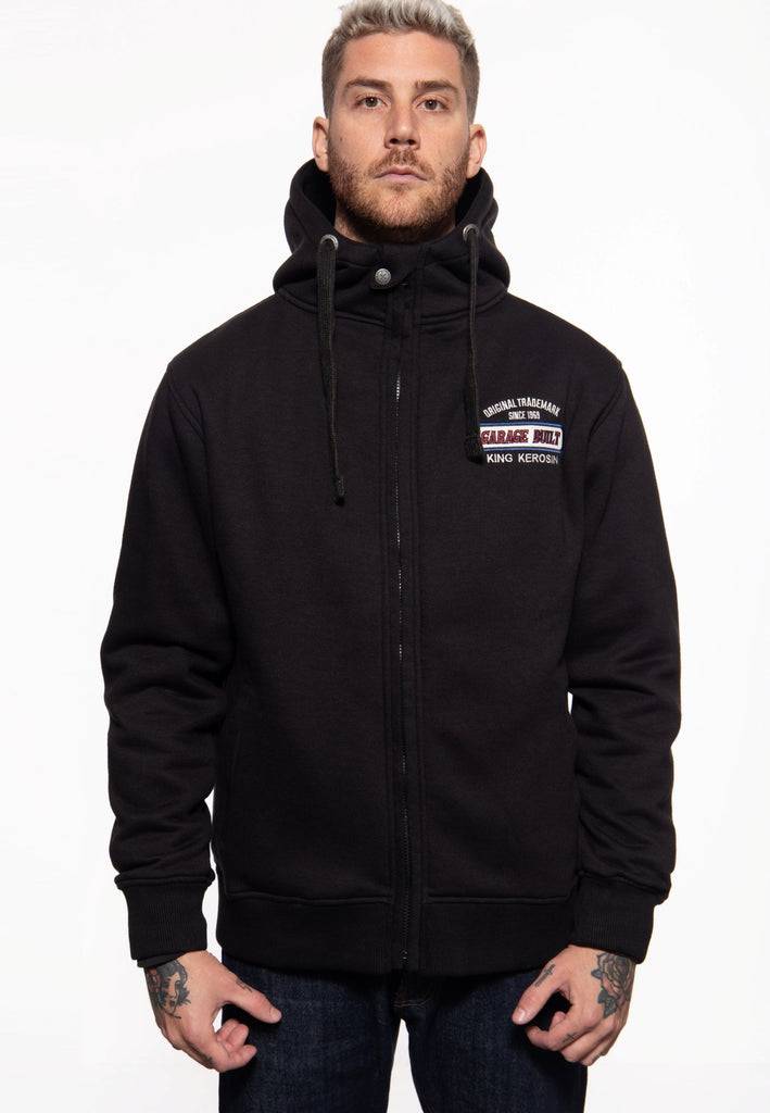 Queen Kerosin Sweatjacke mit Kapuze «Garage Built» Verkauf