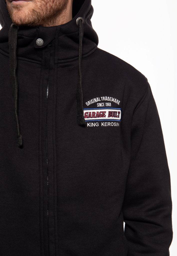 Queen Kerosin Sweatjacke mit Kapuze «Garage Built» Verkauf