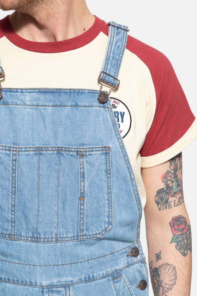 Queen Kerosin Latzhose im Workwear-Style Günstiger Verkauf