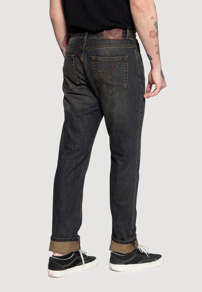 Queen Kerosin 5-Pocket Jeans Tint Wash «Scott» Meist gekauft