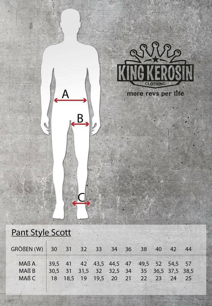 Queen Kerosin 5-Pocket Jeans Tint Wash «Scott» Meist gekauft