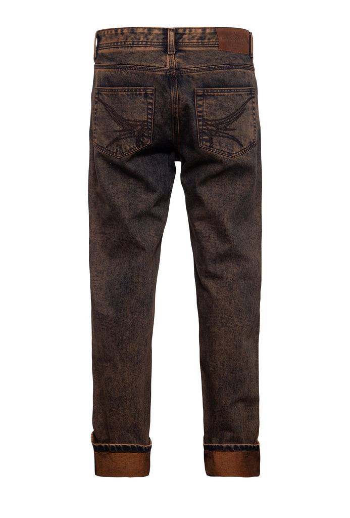 Queen Kerosin Denim 5-Pocket Jeans Dirt Washed «Scott» Blitzverkäufe