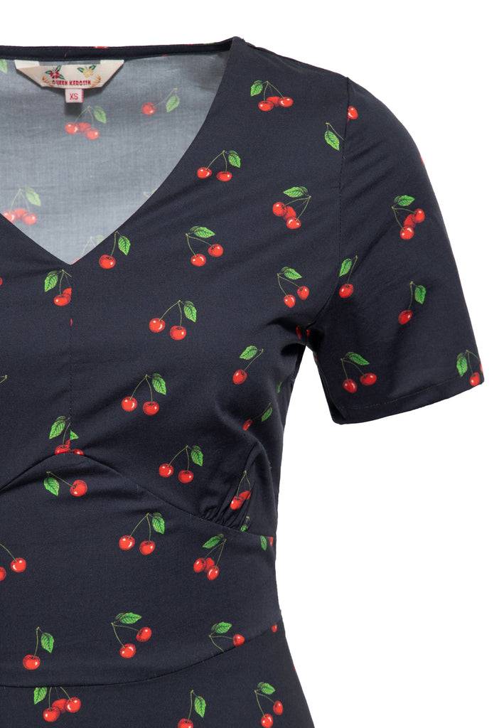 Queen Kerosin Swingkleid «Cherry» Günstig kaufen