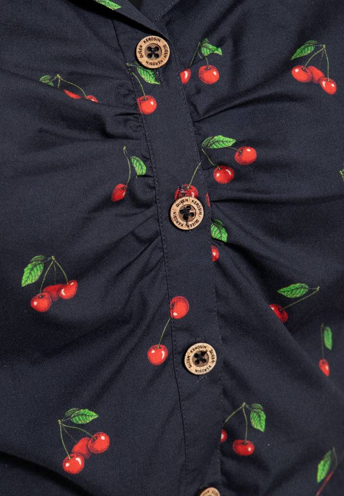 Queen Kerosin Hawaiibluse «Cherry» Online Shopping