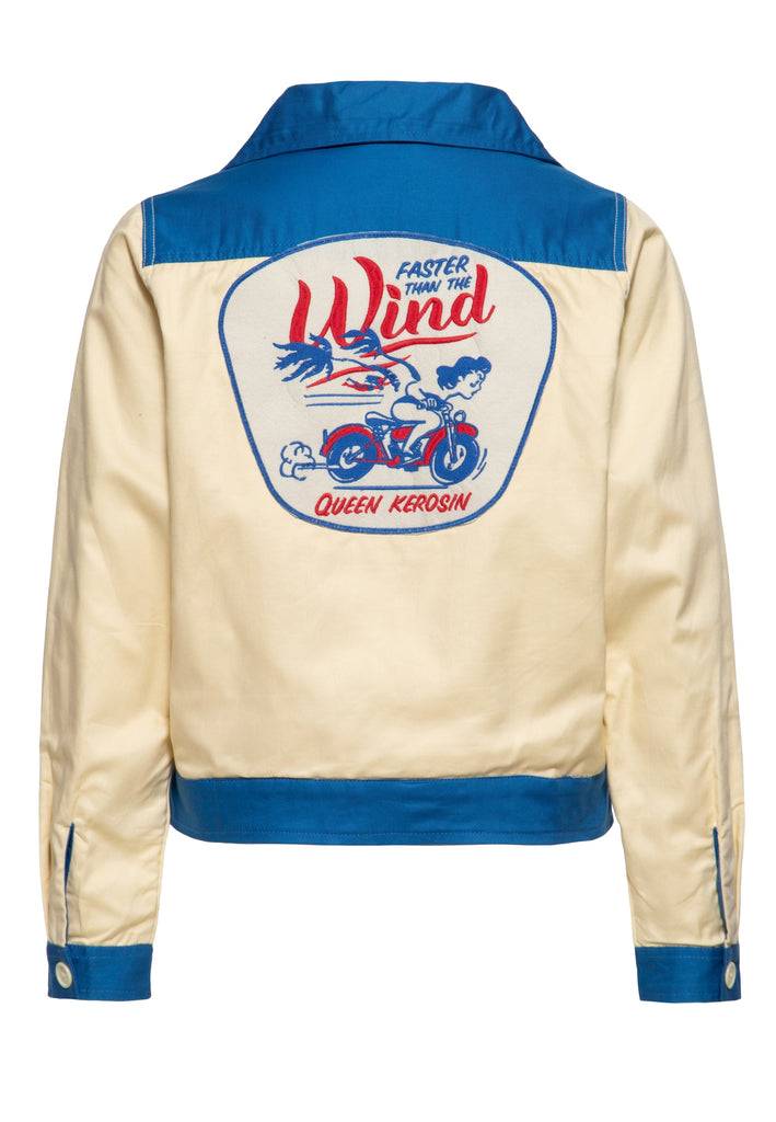Queen Kerosin Workwear Jacke «Faster Then The Wind» Preisnachlass