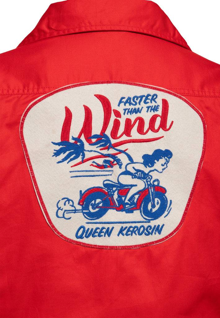 Queen Kerosin Workwear Jacke «Faster Then The Wind» Saisonschlussverkauf