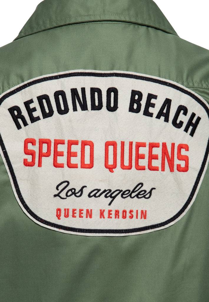 Queen Kerosin Workwear Hemdbluse «Redondo Beach Speed Queens» Weihnachtsangebot