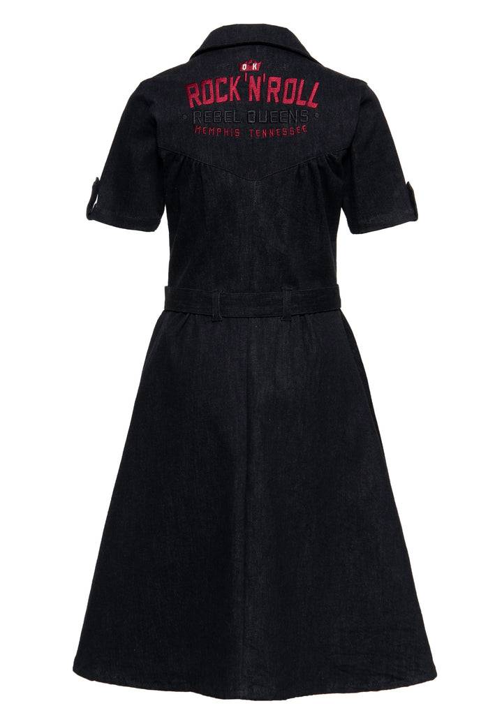 Queen Kerosin Swingkleid «Rock'n'Roll Rebel Queens» Valentinstagsangebot