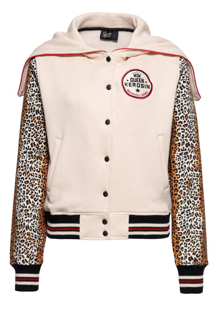 Queen Kerosin College Jacke «Rock'n'Roll Rebel Queen» Heißer Verkauf