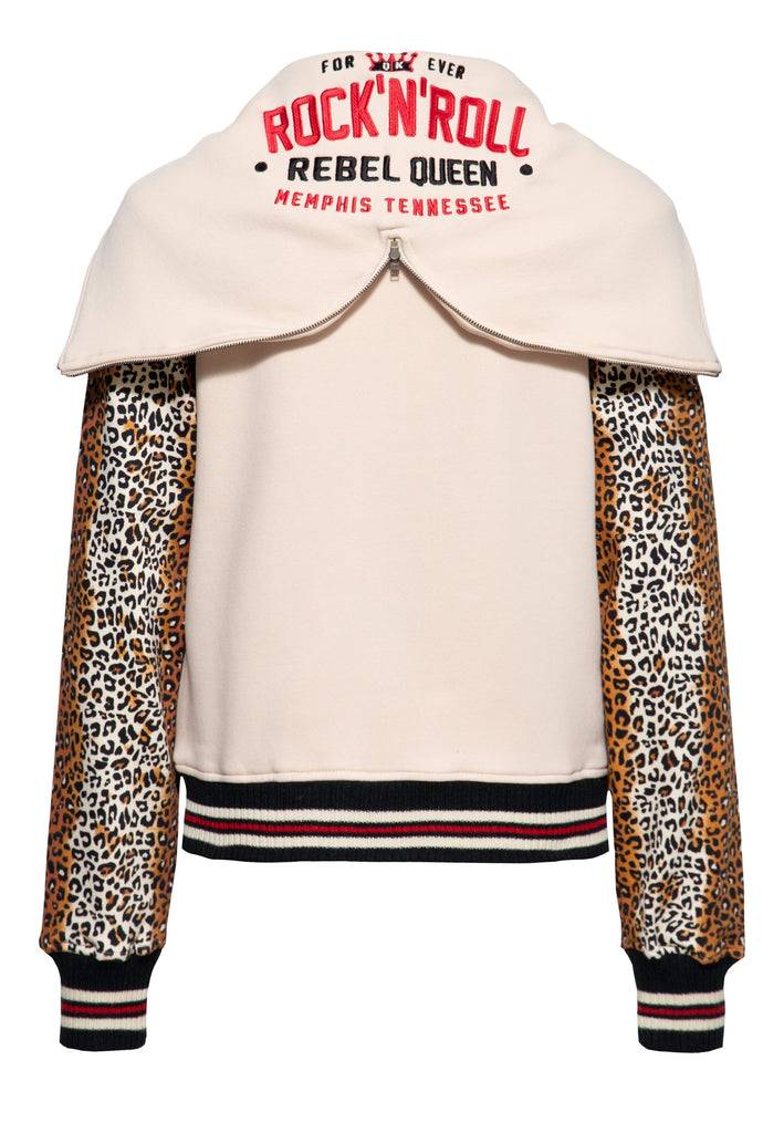 Queen Kerosin College Jacke «Rock'n'Roll Rebel Queen» Heißer Verkauf