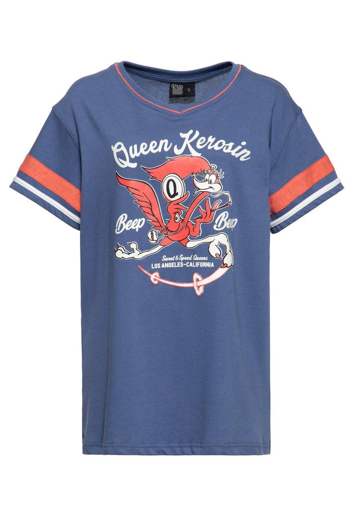 Queen Kerosin T-Shirt «Beep Beep» Exklusive Angebote