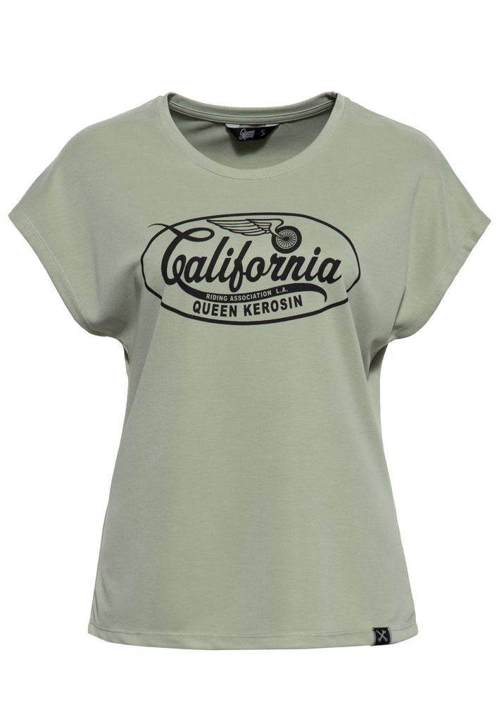 Queen Kerosin T-Shirt «California» Große Rabatte