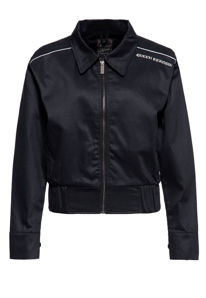 Queen Kerosin Gabardine Jacke «Rock'n'Roll Rebel Queen» Super Sparpreis