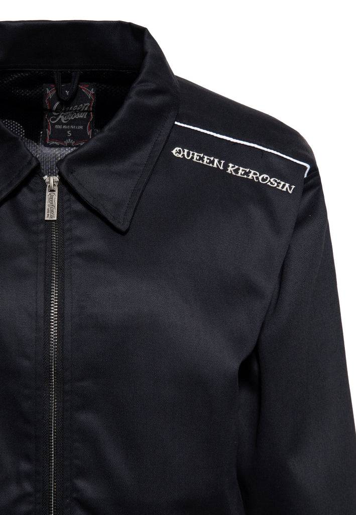 Queen Kerosin Gabardine Jacke «Rock'n'Roll Rebel Queen» Super Sparpreis