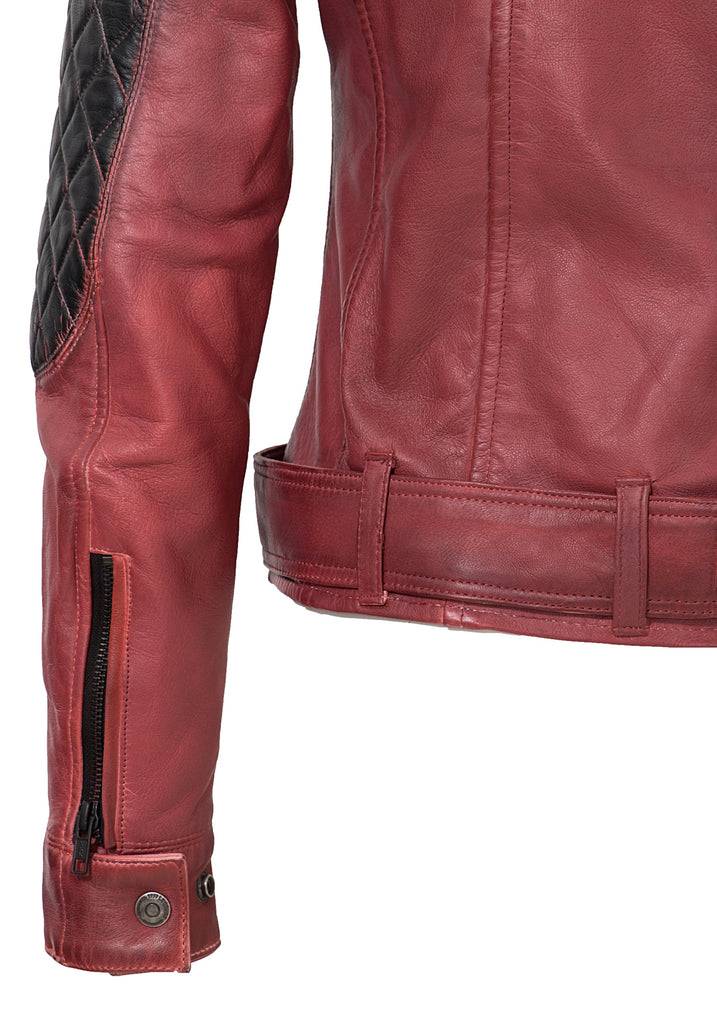 Queen Kerosin Lederjacke im Racing Look Nur für heute