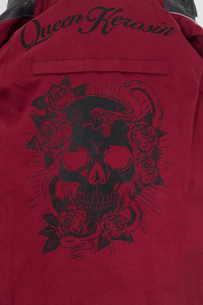 Queen Kerosin Lederjacke im Racing Look Nur für heute