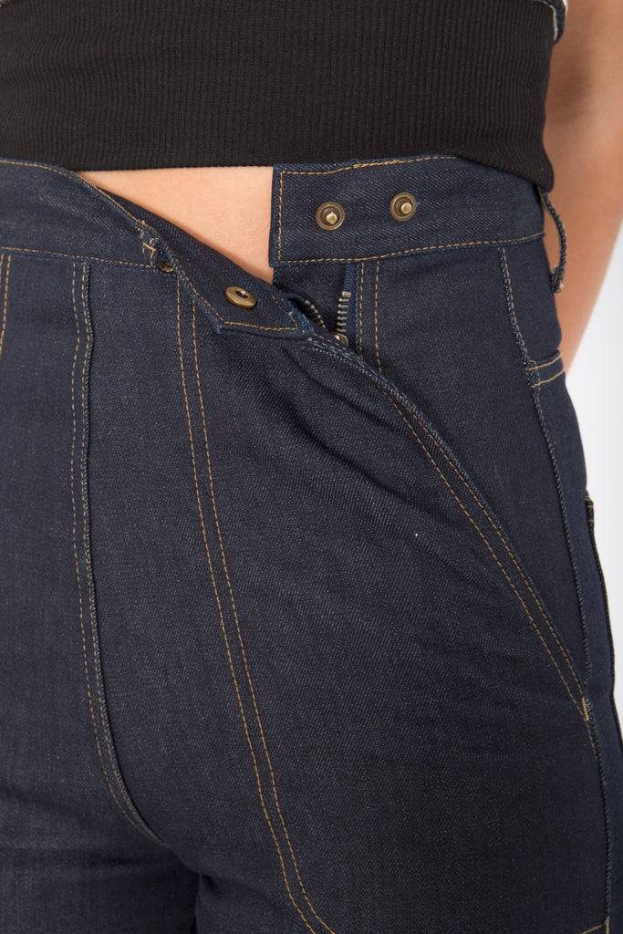 Queen Kerosin Authentic Selvedge Jeans «Red Selvedge» Clearance-Verkauf