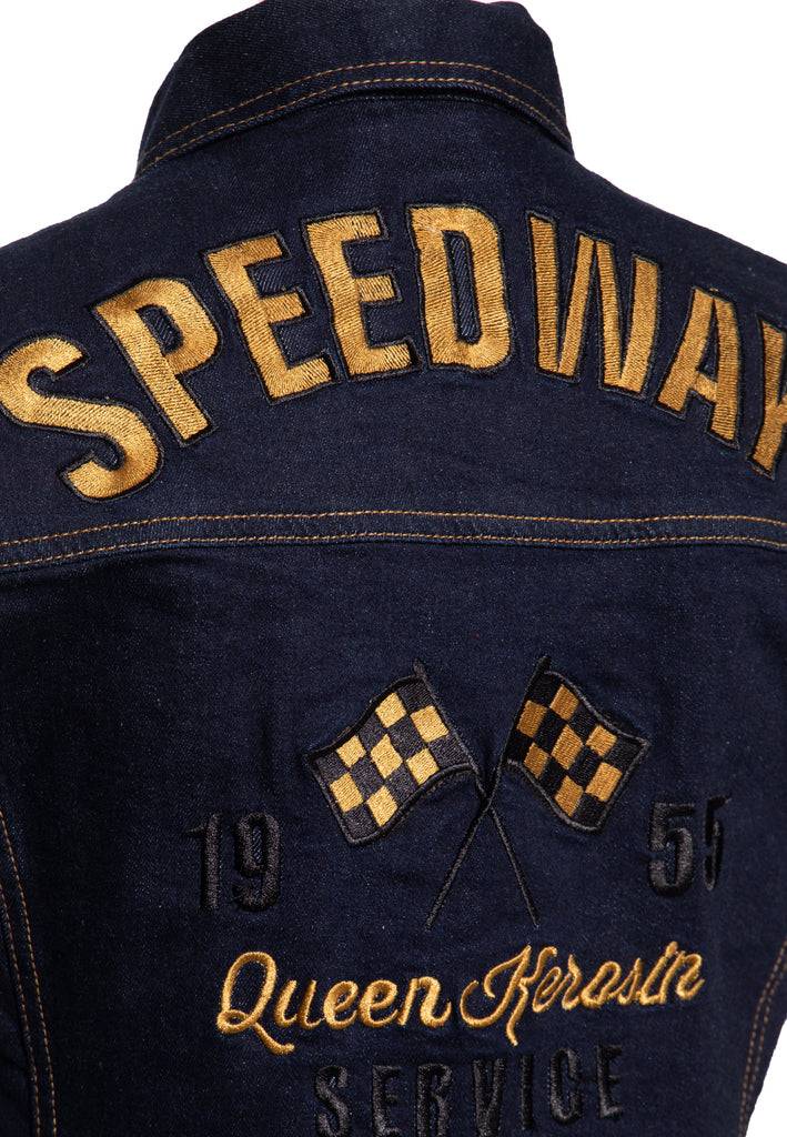Queen Kerosin Jeans Weste «Speedway» Fabrikladen