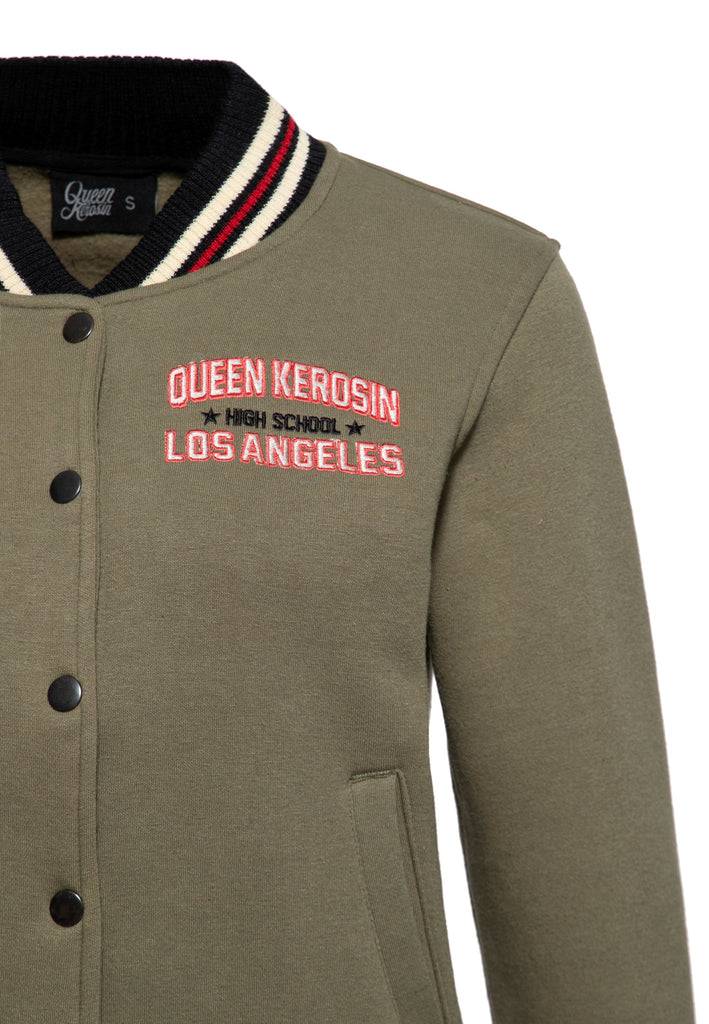 Queen Kerosin College Jacke «Beep Beep» Black Friday Preise