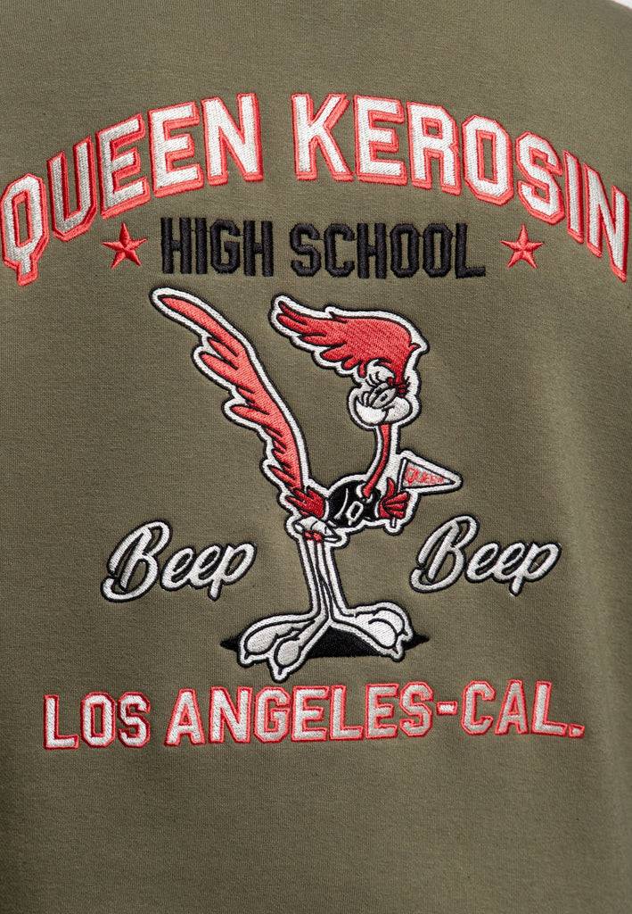 Queen Kerosin College Jacke «Beep Beep» Black Friday Preise