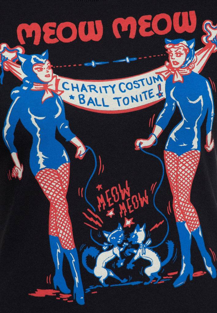 Queen Kerosin T-Shirt «Meow Meow» zollfrei