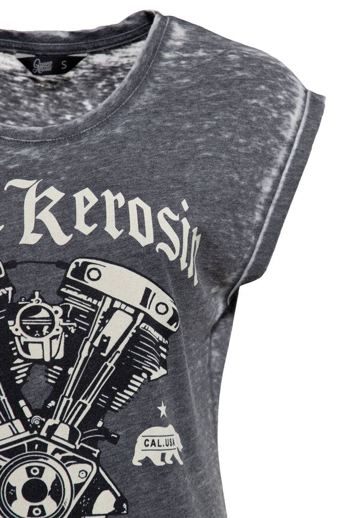 Queen Kerosin T-Shirt «Riding Association» 50% Rabatt für begrenzte Zeit