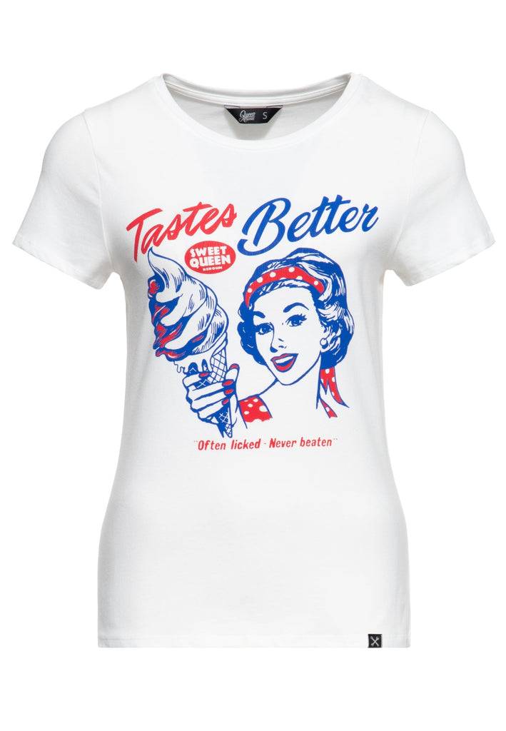 Queen Kerosin T-Shirt «Tastes Better» Schlussverkauf