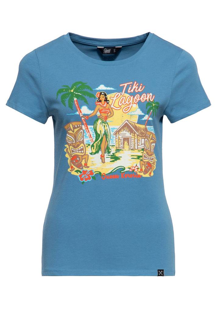 Queen Kerosin T-Shirt «Tiki Lagoon» Günstiger Verkauf
