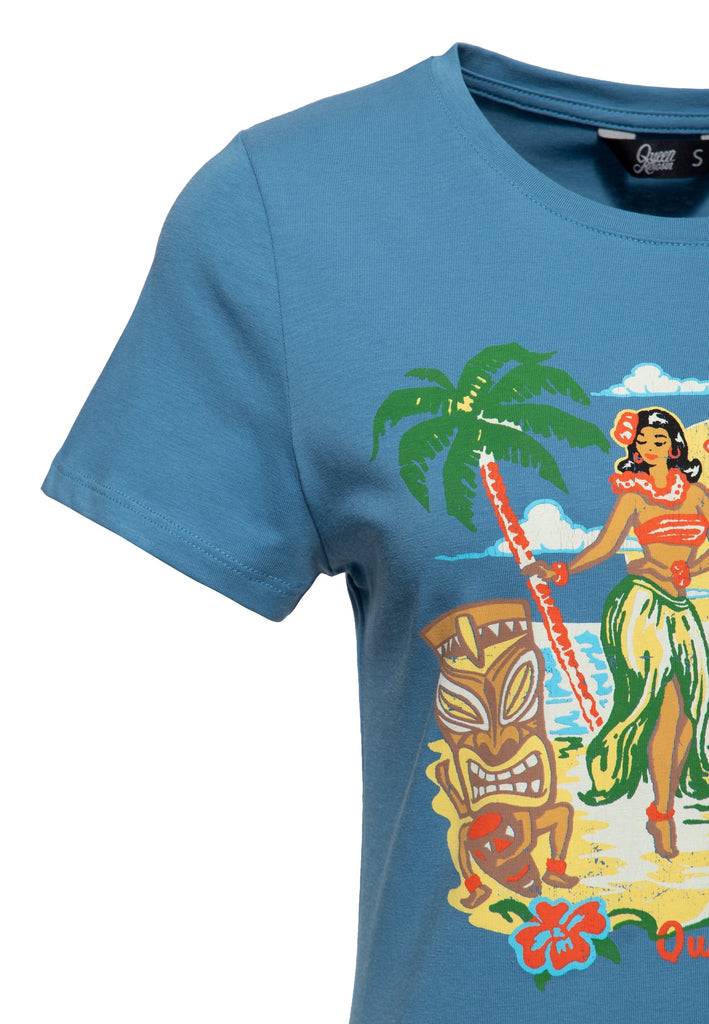 Queen Kerosin T-Shirt «Tiki Lagoon» Günstiger Verkauf