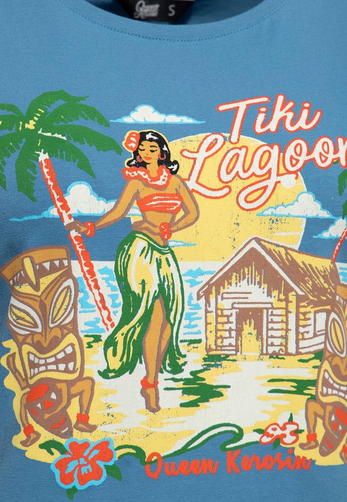 Queen Kerosin T-Shirt «Tiki Lagoon» Günstiger Verkauf
