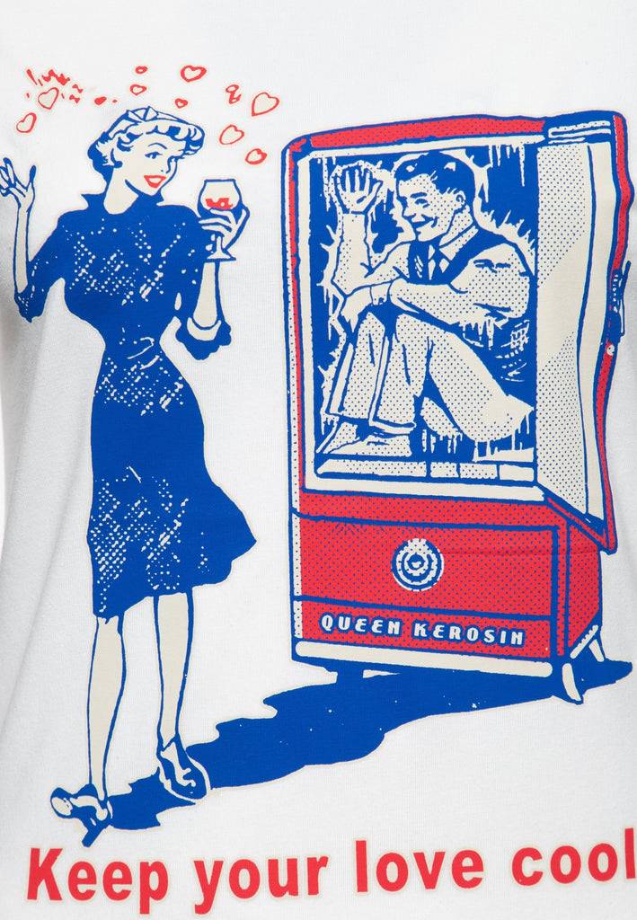 Queen Kerosin T-Shirt «Keep Your Love Cool» Meist gekauft